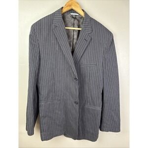Cezani Size 44R Striped Blazer Men's